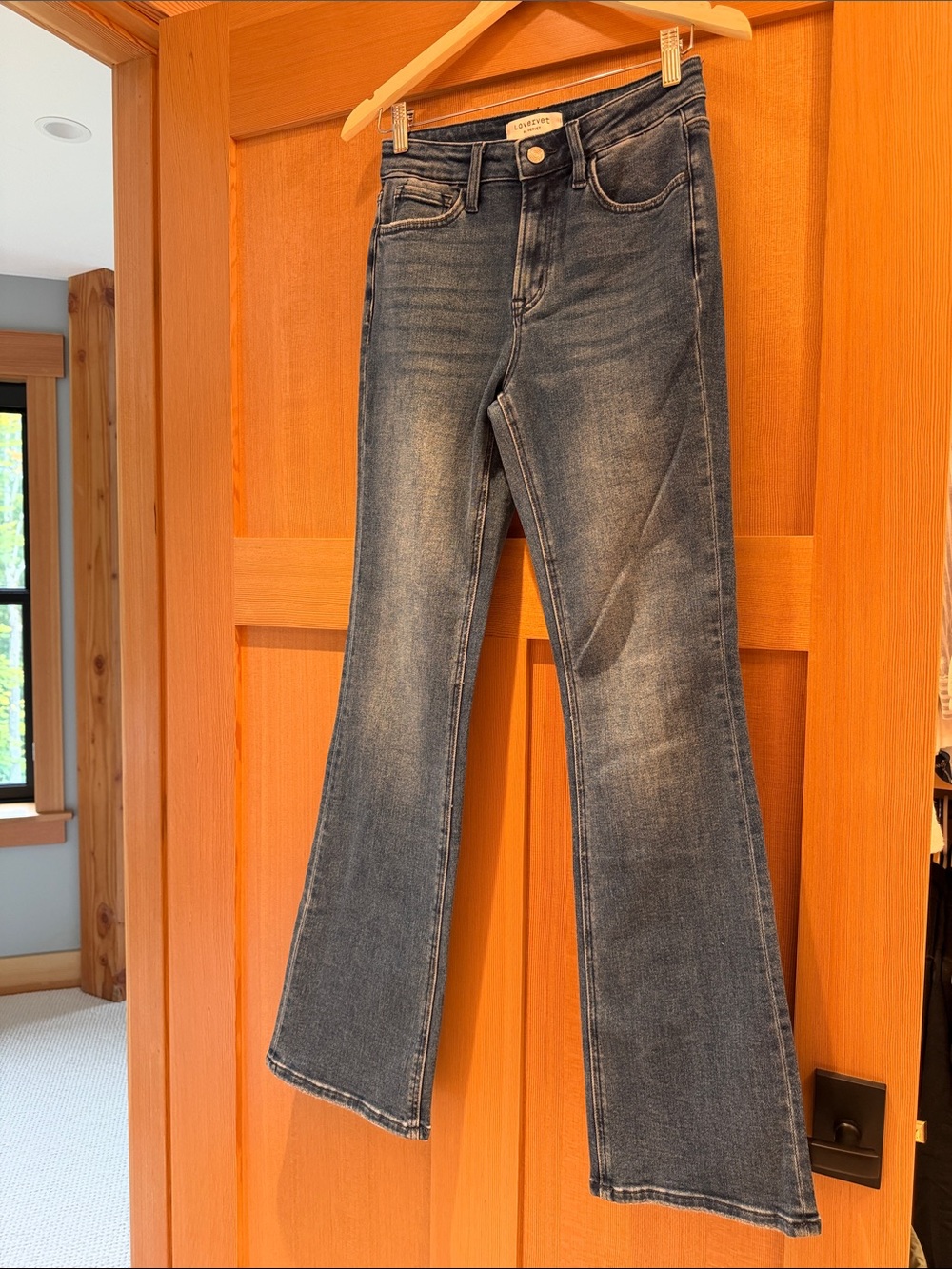 Lovervet by Vervet High Rise Flare Jeans Medium Wash Size 26/3